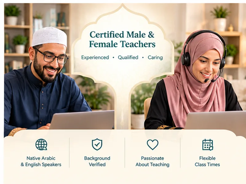 Certified male and female Quran teachers for Doha students