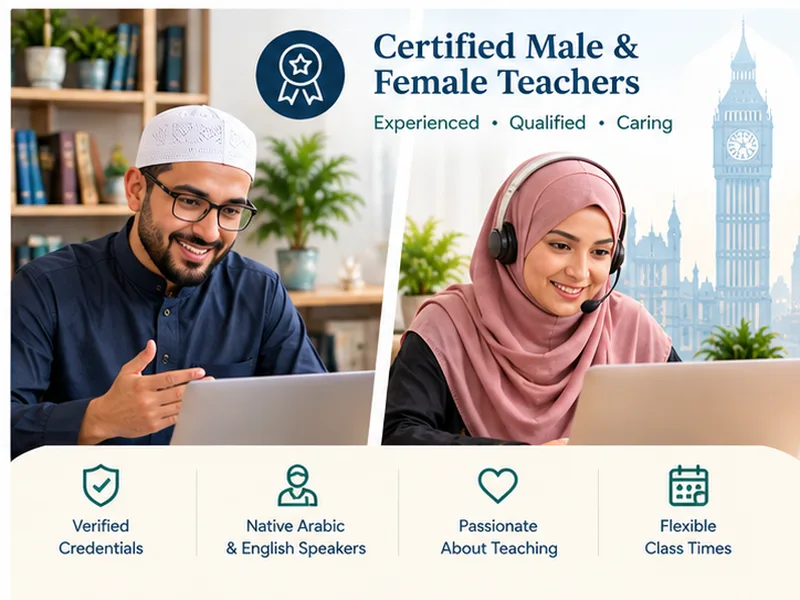 Certified male and female Quran teachers for London students